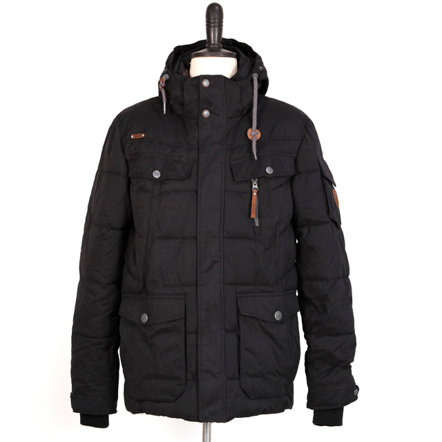 2021男士冬款时尚加厚保暖抽拉带帽体强设计感棉外套