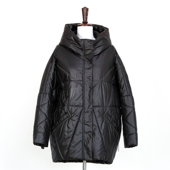 时尚连帽女装冬季棉布服装设计感强，普遍接受款式羽绒服